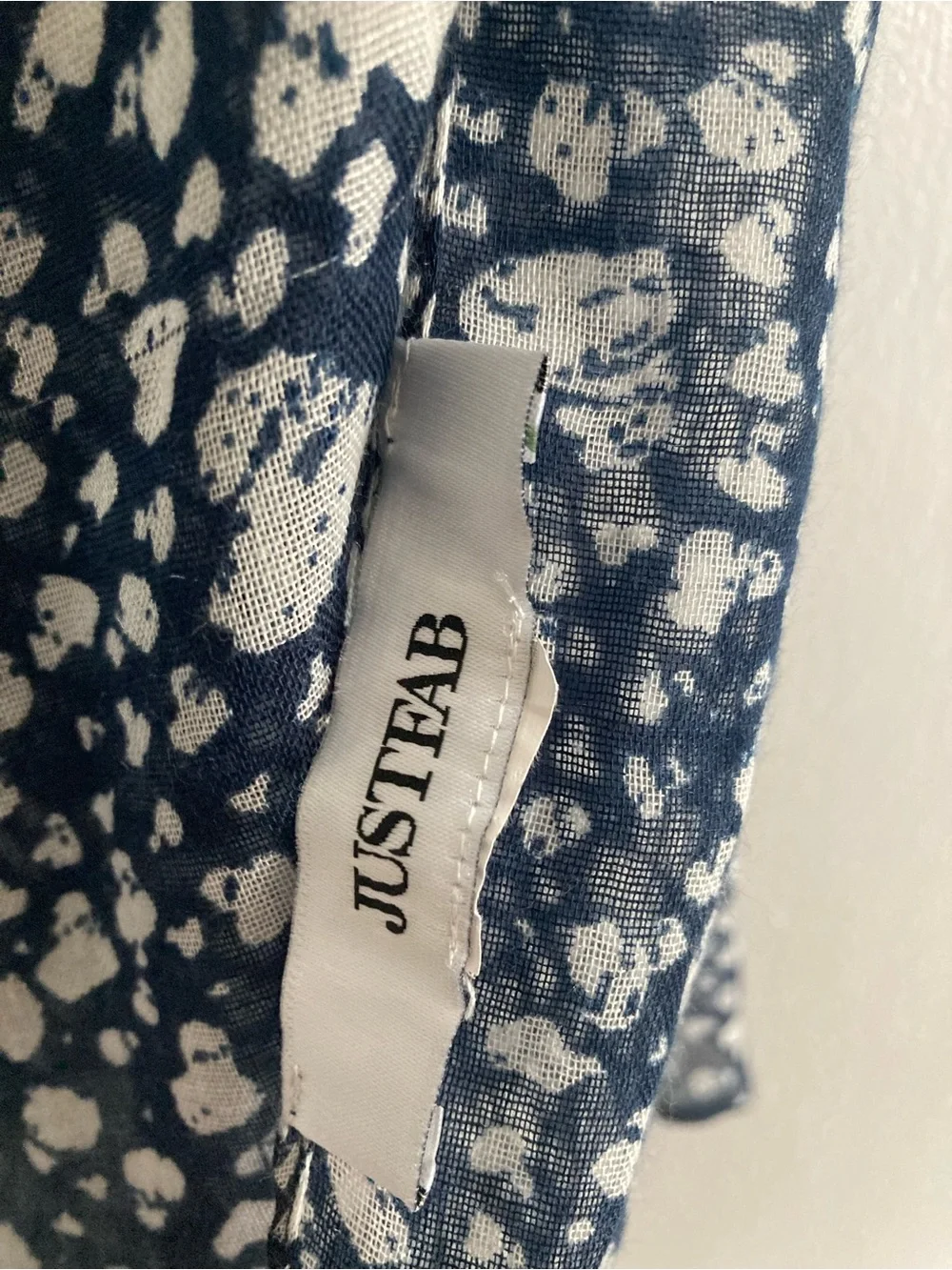 JustFab animal print scarf